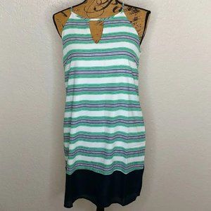 Pink Owl Striped Dress Size S